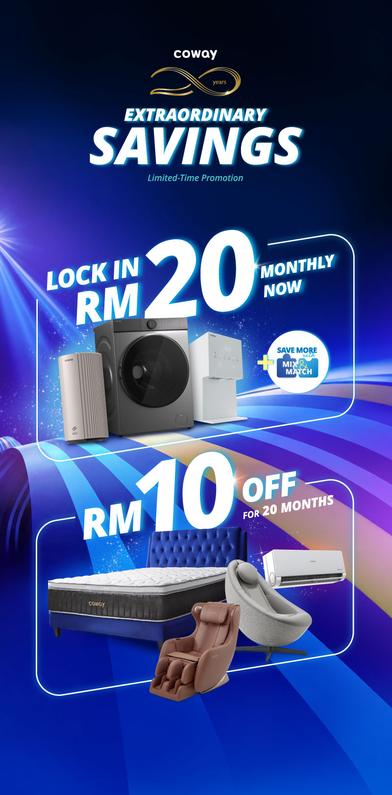 Coway 20 Extraordinary Rewards — Promosi RM20