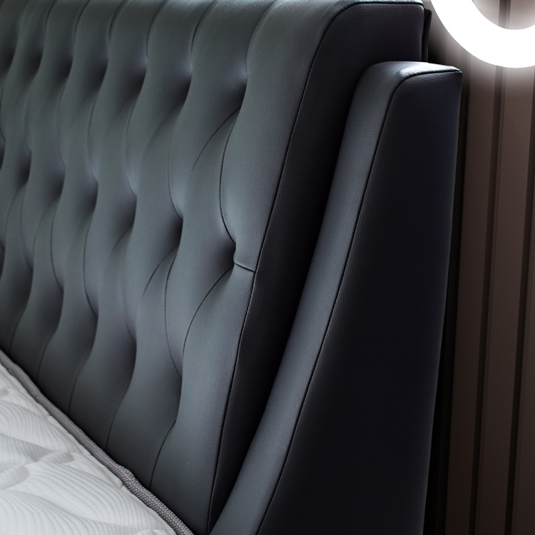 Headboard Kelabu Gelap